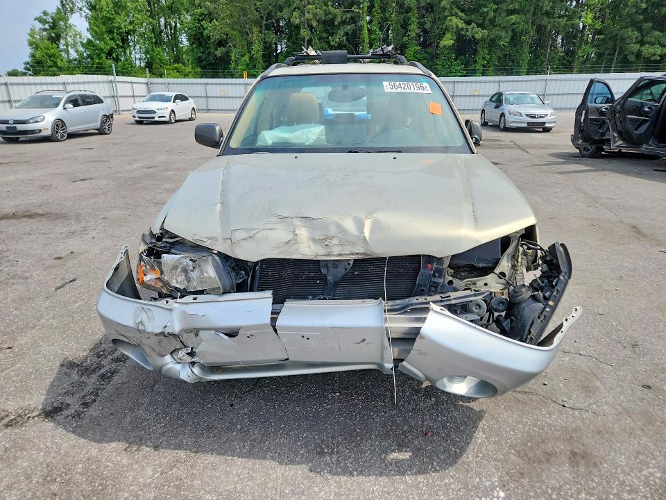 2005 Subaru Forester VIN JF1SG67625H708041 COPART salvage auction — FRONT END, Nc - Salvage Certificate Of Title, sold $250 on 2026-07-28 (photo 5)