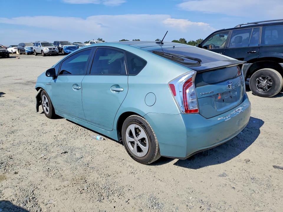2013 Toyota Prius VIN JTDKN3DU4D1731975 COPART salvage auction — FRONT END, CA - SALVAGE CERTIFICATE, sold $975 on 2026-07-16 (photo 2)