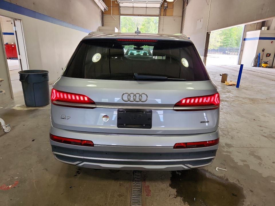 2021 Audi Q7 VIN WA1LJAF79MD022396 COPART salvage auction — FRONT END, Va - Cert Of Title - Salvage, sold $11,400 on 2026-07-17 (photo 6)