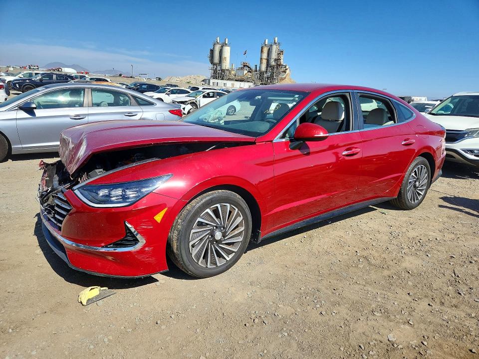 2023 Hyundai Sonata VIN KMHL34JJXPA074139 COPART salvage auction — FRONT END, CA - SALVAGE CERTIFICATE, sold $3,750 on 2026-07-24 (photo 1)