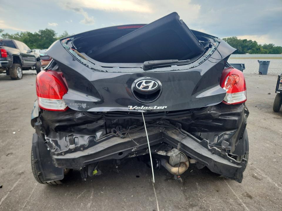 2012 Hyundai VIN KMHTC6AD7CU078390 COPART salvage auction — REAR END, Fl - Cert Of Title Slvg Rebuildable, sold $600 on 2026-07-13 (photo 6)
