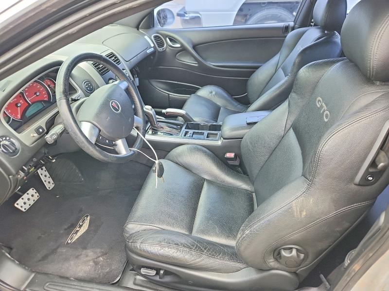 2005 Pontiac Gto VIN 6G2VX12U25L406771 COPART salvage auction — SIDE, TX - SALVAGE VEHICLE TITLE (P), sold $6,900 on 2026-07-16 (photo 7)