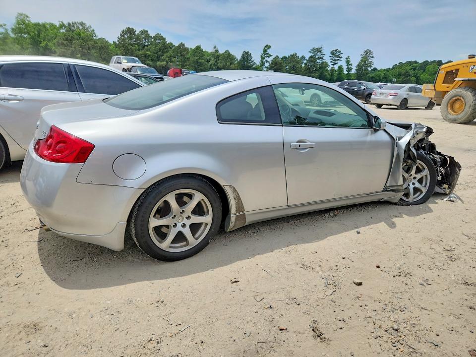 2007 Infiniti G35 VIN JNKCV54E37M906839 COPART salvage auction — FRONT END, VA - CERT OF TITLE - SALVAGE, sold $400 on 2026-07-28 (photo 3)