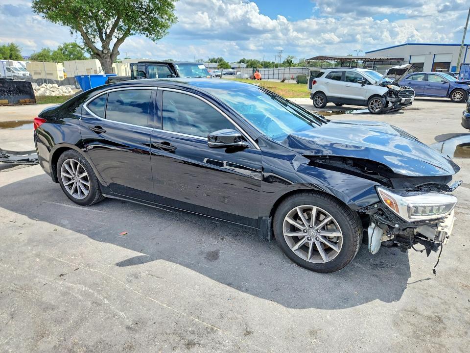 2018 Acura Tlx VIN 19UUB1F33JA009551 COPART salvage auction — FRONT END, FL - CERT OF TTL-REBUILT&SLVG RBLD, sold $1,050 on 2026-07-02 (photo 4)