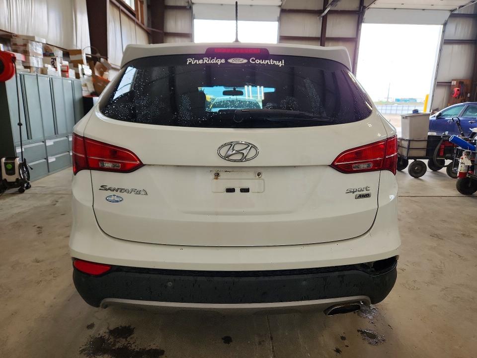 2015 Hyundai Santa fe VIN 5XYZUDLB1FG273919 COPART salvage auction — REAR END, Ab - Oop - Active, sold $3,750 on 2026-07-09 (photo 6)