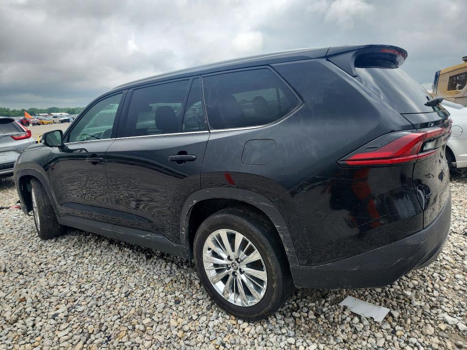 2025 Toyota Highlander VIN 5TDAAAB54SS081195 COPART salvage auction — FRONT END, MI - CERT OF TITLE-FLOOD VEHICLE, sold $4,650 on 2026-07-23 (photo 2)