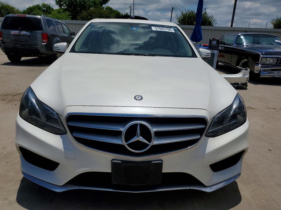 2014 Mercedes-benz E-klasse VIN WDDHF5KB6EA796368 COPART salvage auction — REAR END, TX - SALVAGE VEHICLE TITLE (P), sold $3,750 on 2026-07-16 (photo 5)