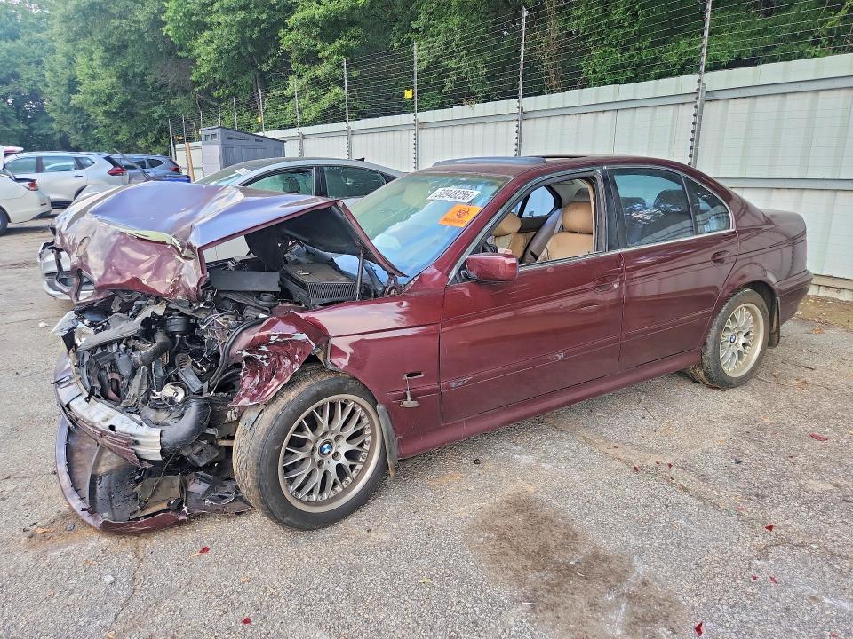 1997 BMW 5 series VIN WBADD6326VBW15988 COPART salvage auction — FRONT END, GA - CERT OF TITLE-SALVAGE (P), sold $250 on 2026-07-17 (photo 1)