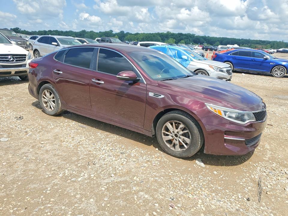 2016 Kia Optima VIN 5XXGT4L39GG073816 COPART salvage auction — FRONT END, Mt - Cert Of Title-Rebuilt Salvage, sold $1,050 on 2026-07-21 (photo 4)