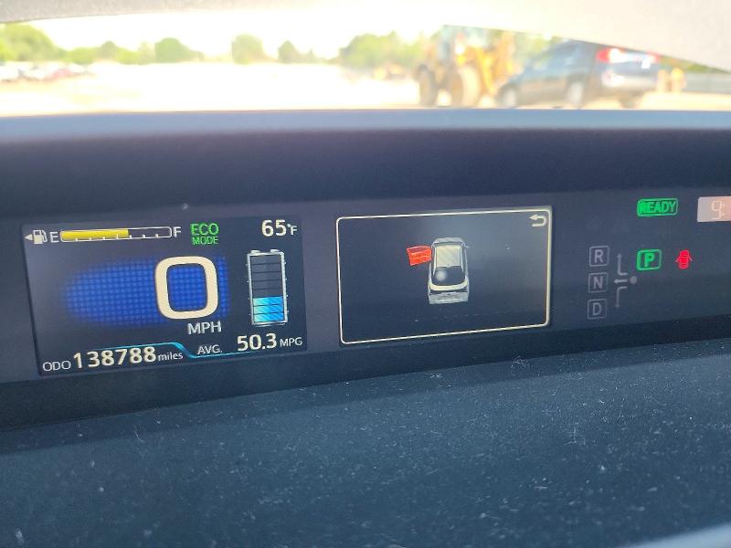2019 Toyota Prius VIN JTDKARFU7K3089071 COPART salvage auction — FRONT END, Il - Salvage Certificate, sold $775 on 2026-07-28 (photo 9)