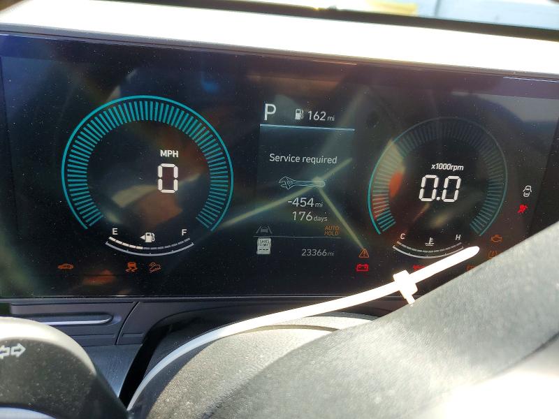 2025 Hyundai Kona VIN KM8HB3AB9SU190595 COPART salvage auction — FRONT END, Az - Certificate Of Title, sold $4,800 on 2026-07-07 (photo 9)