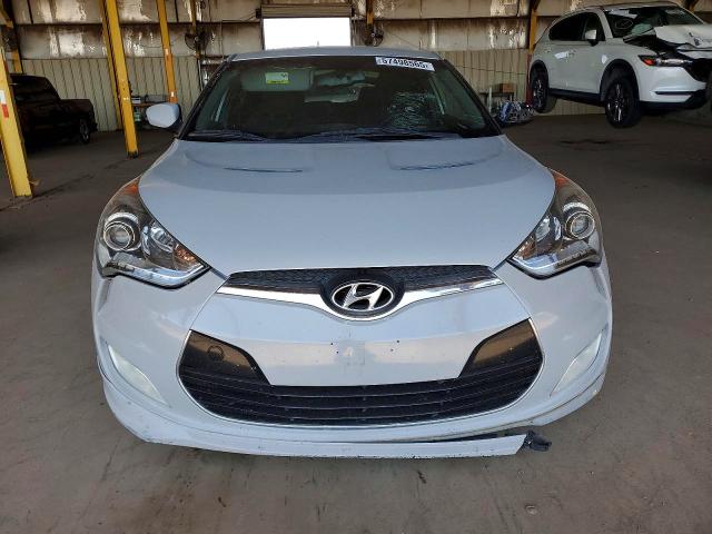 2013 Hyundai Veloster VIN KMHTC6ADXDU153407 COPART salvage auction — FRONT END, Az - Cert Of Title-Previous Salvage, sold $750 on 2026-07-06 (photo 5)