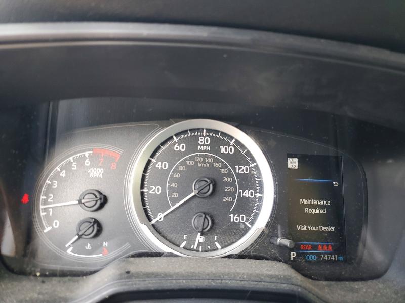 2022 Toyota Corolla VIN JTDEPMAE8NJ190229 COPART salvage auction — FRONT END, VA - CERT OF TITLE - SALVAGE, sold $3,400 on 2026-07-28 (photo 9)