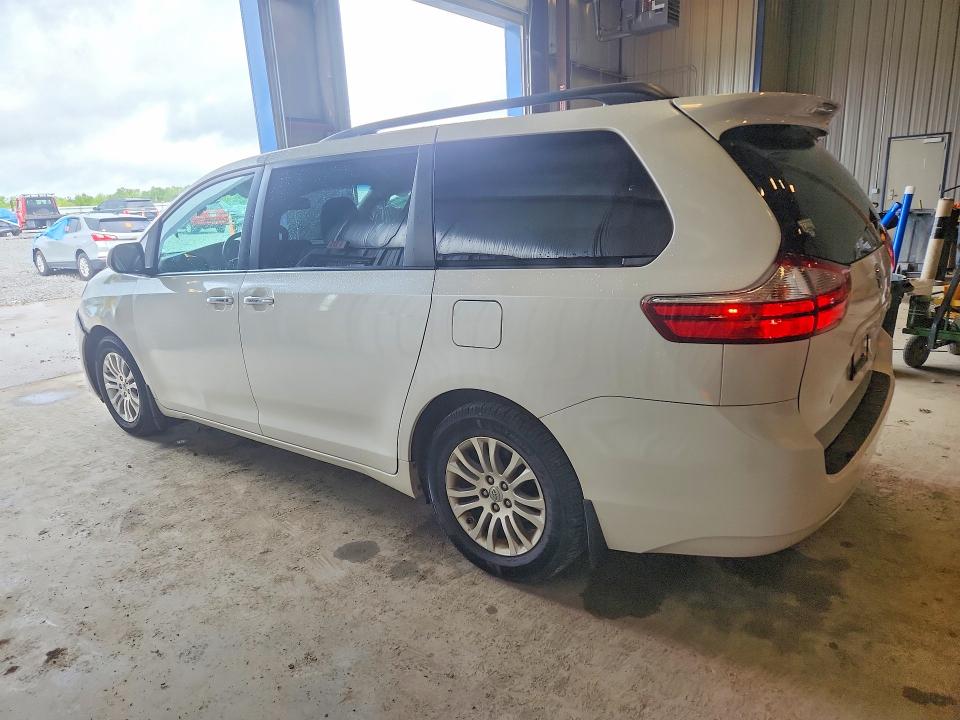 2017 Toyota Sienna VIN 5TDYZ3DC3HS874088 COPART salvage auction — FRONT END, Wi - Junked Vehicle Bill Of Sale, sold $3,900 on 2026-07-06 (photo 2)