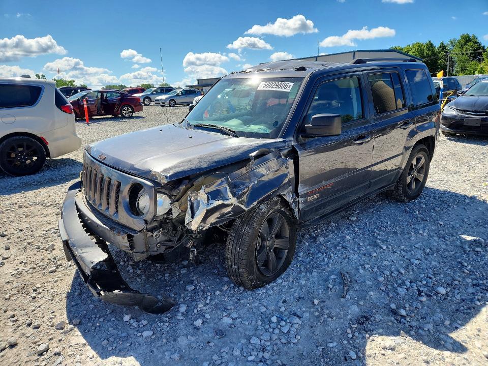 2016 Jeep Liberty (patriot) VIN 1C4NJPBB6GD682217 COPART salvage auction — FRONT END, MI - CERTIFICATE OF TITLE, sold $350 on 2026-07-02 (photo 1)