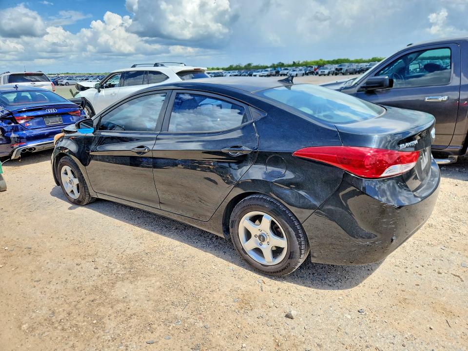 2011 Hyundai Elantra VIN KMHDH4AE2BU135709 COPART salvage auction — FRONT END, Tx - Salvage Vehicle Title, sold $1,100 on 2026-07-30 (photo 2)