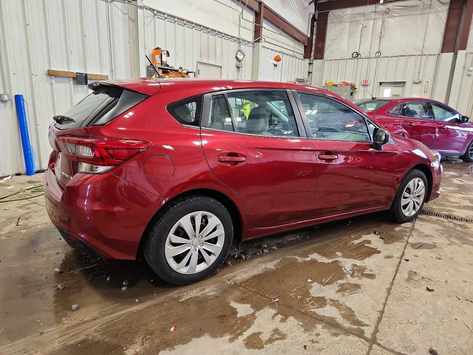 2023 Subaru Impreza VIN 4S3GTAB65P3710582 COPART salvage auction — HAIL, Wi - Salvage - Multiple Brands, sold $8,600 on 2026-07-27 (photo 3)