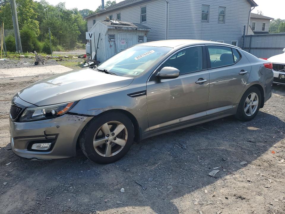 2015 Kia Optima VIN 5XXGM4A78FG515969 COPART salvage auction — FRONT END, Pa - Cert Of Title, sold $850 on 2026-07-23 (photo 1)