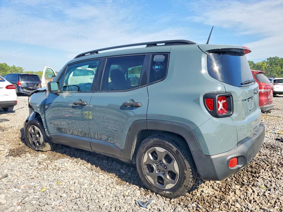 2017 Jeep Renegade VIN ZACCJBAB3HPE68820 COPART salvage auction — FRONT END, AL - CERT OF TITLE-SALVAGE TITLE, sold $1,050 on 2026-07-28 (photo 2)