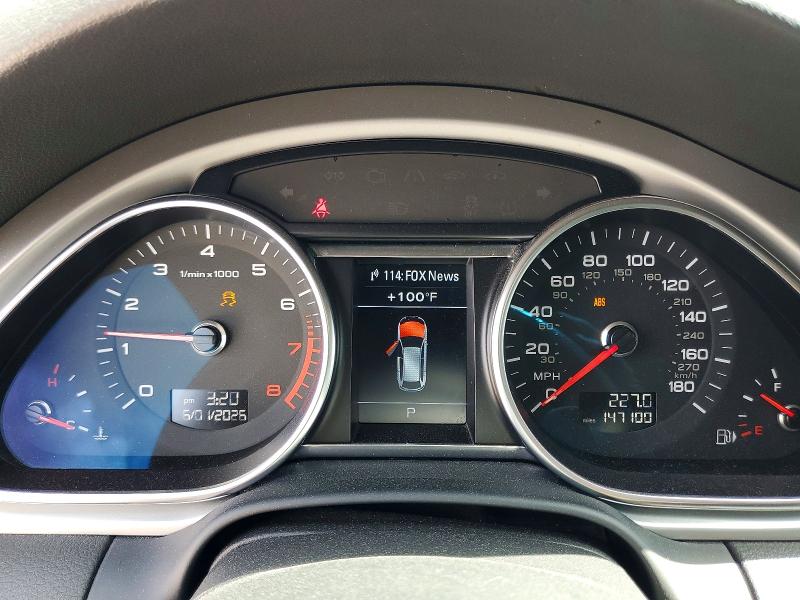 2014 Audi Q7 VIN WA1DGAFE6ED015733 COPART salvage auction — SIDE, Tx - Salvage Vehicle Title, sold $1,450 on 2026-07-24 (photo 9)
