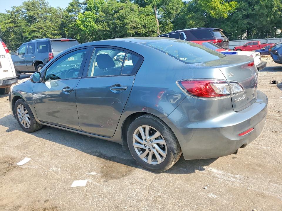 2012 Mazda 3 VIN JM1BL1V76C1592904 COPART salvage auction — SIDE, GA - CERT OF TITLE-SALVAGE, sold $3,550 on 2026-07-31 (photo 2)
