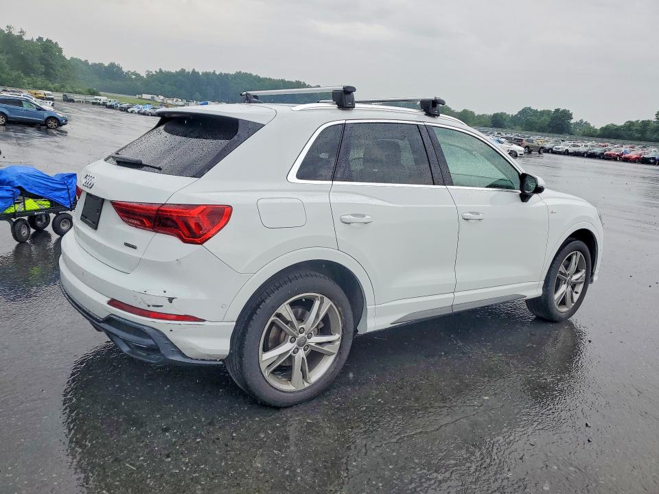 2020 Audi Q3 VIN WA1FECF36L1055141 COPART salvage auction — FRONT END, Pa - Certificate Of Salvage, sold $3,800 on 2026-07-07 (photo 3)