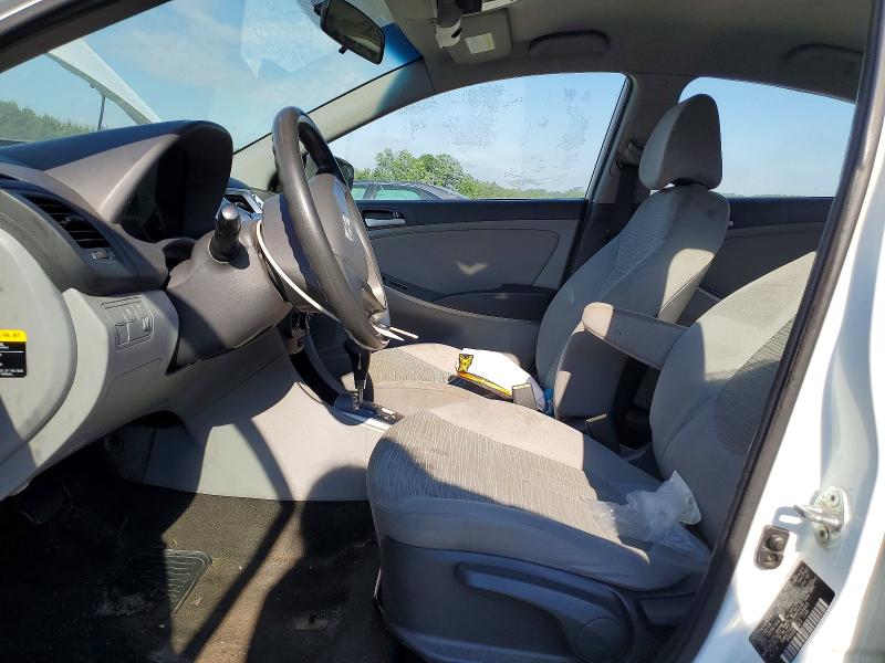 2015 Hyundai Accent VIN KMHCT4AE6FU799463 COPART salvage auction — FRONT END, Nc - Salvage Certificate Of Title, sold $725 on 2026-07-16 (photo 7)