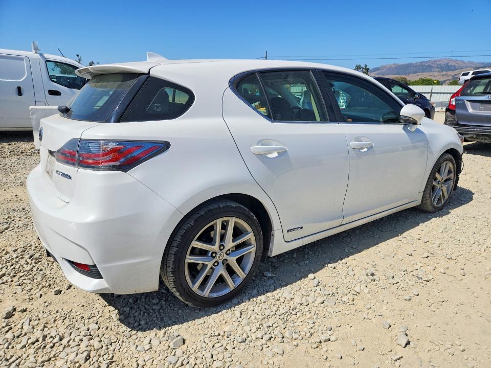2015 Lexus Ct VIN JTHKD5BHXF2237376 COPART salvage auction — FRONT END, Ca - Salvage Certificate, sold $3,950 on 2026-07-02 (photo 3)