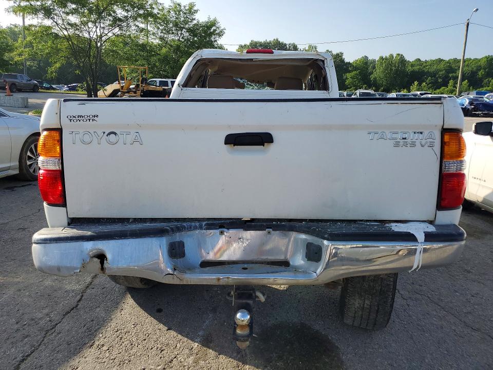 2004 Toyota Tacoma VIN 5TEWN72N54Z313936 COPART salvage auction — ALL OVER, Ky - Cert Of Title-Salvage, sold $1,600 on 2026-07-30 (photo 6)