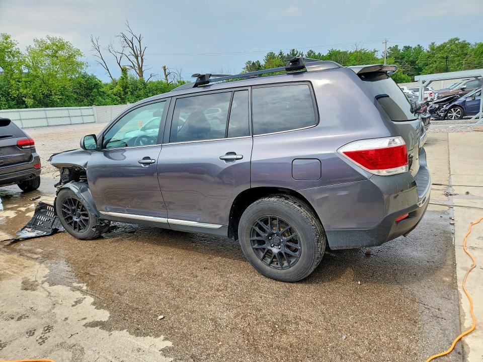 2012 Toyota Highlander VIN 5TDBK3EH5CS165465 COPART salvage auction — FRONT END, Mn - Cert Of Title-Prior Salvage, sold $1,200 on 2026-07-27 (photo 2)