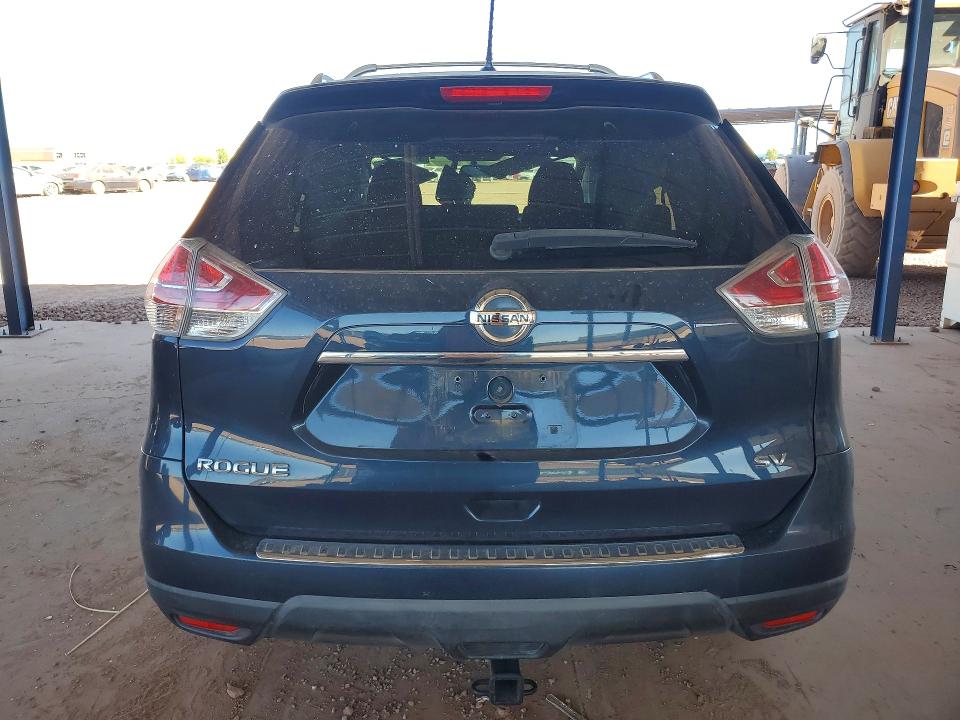 2016 Nissan Rogue VIN KNMAT2MT6GP626696 COPART salvage auction — FRONT END, Salvage Title, sold $175 on 2026-07-21 (photo 6)
