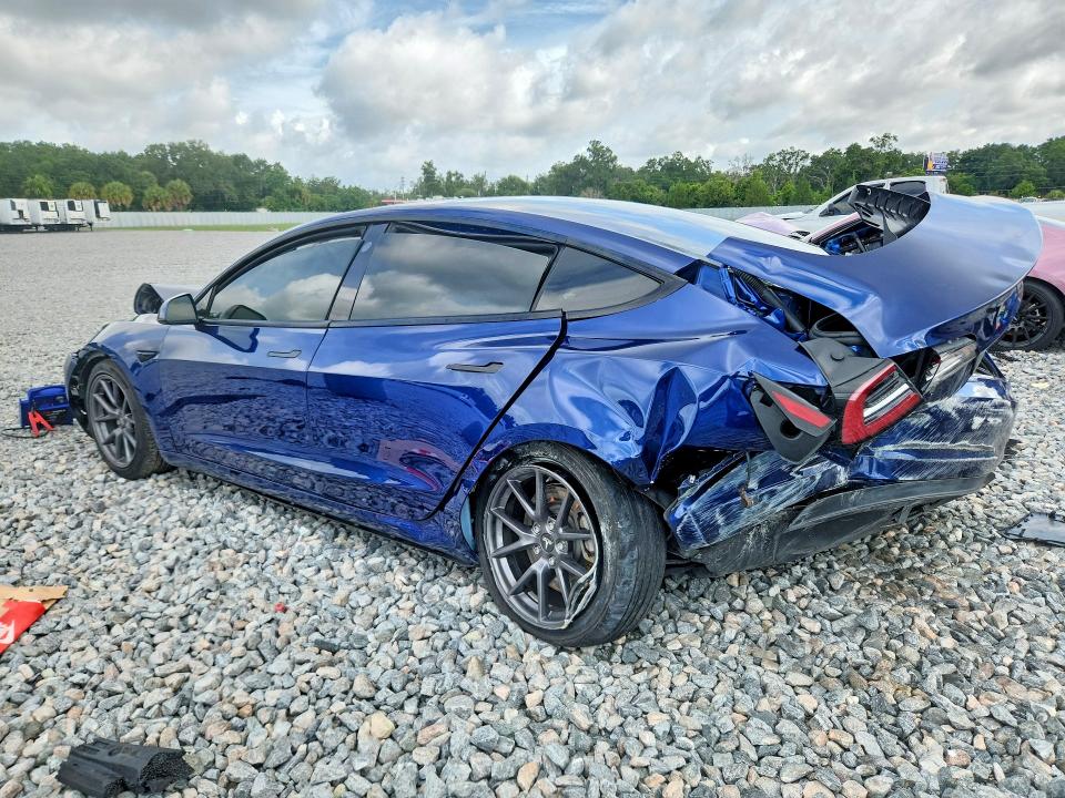 2021 Tesla Model 3 VIN 5YJ3E1EB2MF032678 COPART salvage auction — FRONT END, FL - CERT OF TITLE SLVG REBUILDABLE, sold $1,300 on 2026-08-03 (photo 2)