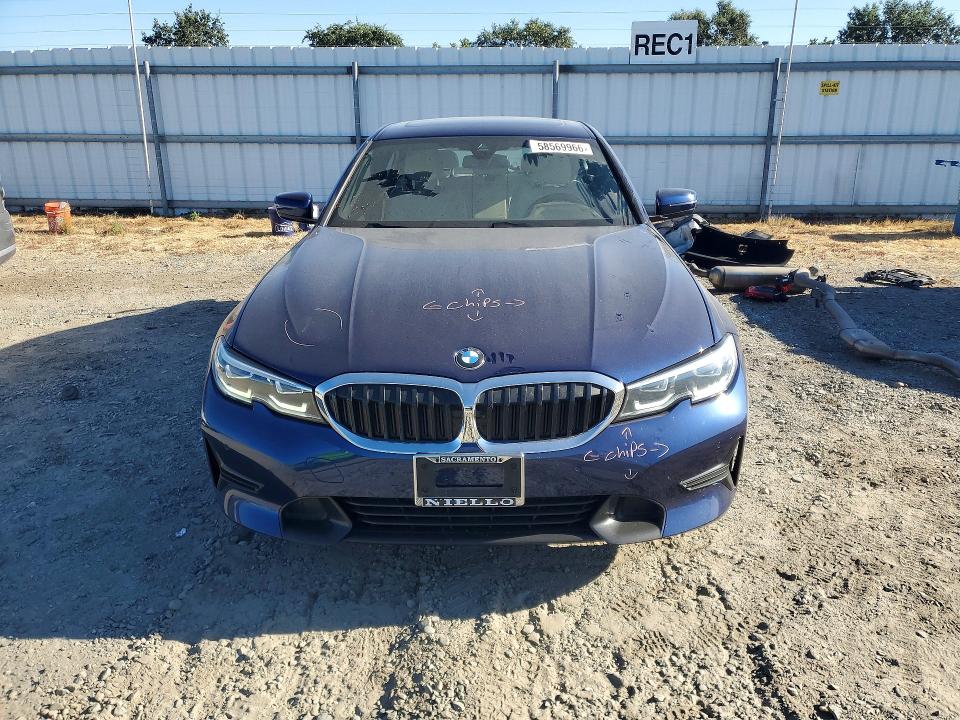 2020 BMW 3er VIN 3MW5R1J09L8B39194 COPART salvage auction — REAR END, CA - SALVAGE CERTIFICATE, sold $8,100 on 2026-09-01 (photo 5)