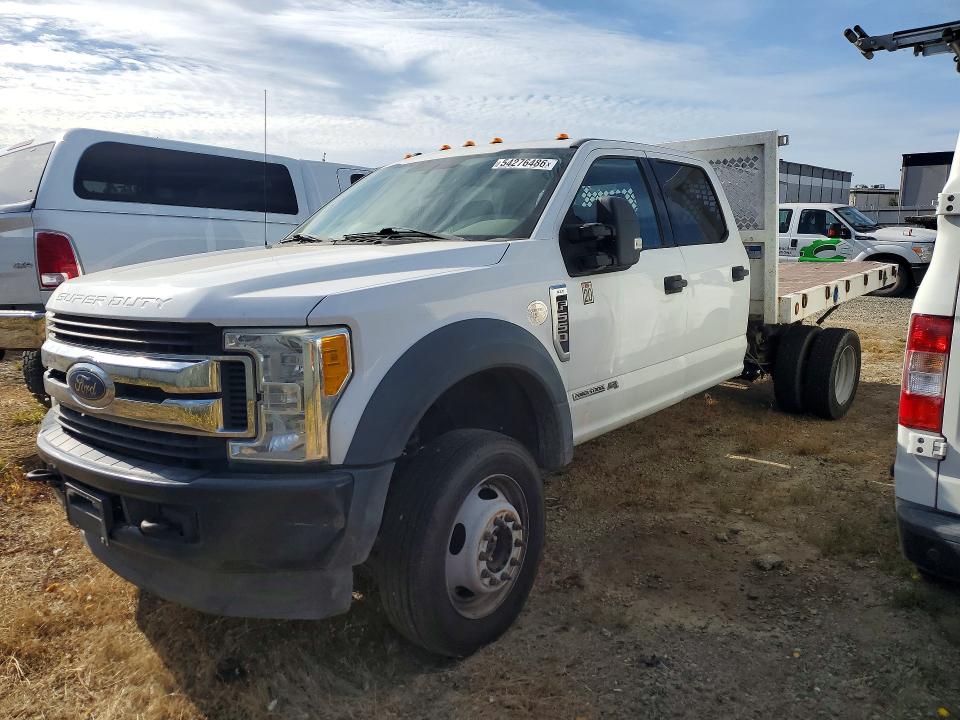 2017 Ford F550 VIN 1FD0W5HTXHEB48645 COPART salvage auction — FRAME DAMAGE, Ca - Salvage Certificate, sold $10,600 on 2026-07-08 (photo 1)