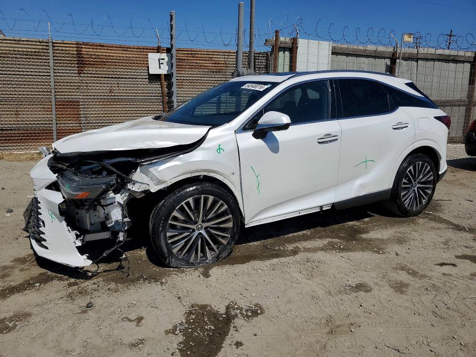 2025 Lexus Rx VIN JTJCHMAA0S2024839 COPART salvage auction — FRONT END, CA - SALVAGE CERTIFICATE, sold $17,400 on 2026-07-23 (photo 1)