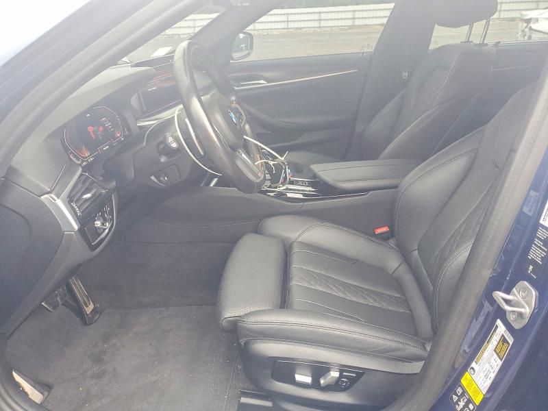 2022 BMW 5er VIN WBA73BJ01NWX56065 COPART salvage auction — REAR END, Ma - Cert Of Title-Salvage, sold $21,000 on 2026-08-11 (photo 7)