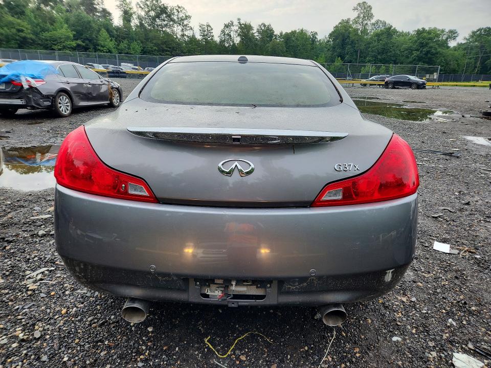 2013 Infiniti G VIN JN1CV6EL8DM980020 COPART salvage auction — FRONT END, Md - Cert Of Salvage > 75% Damage, sold $325 on 2026-07-10 (photo 6)