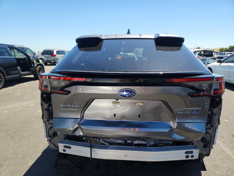 2023 Subaru Solterra VIN JTMABABA2PA010429 COPART salvage auction — FRONT END, Ca - Salvage Certificate, sold $9,400 on 2026-07-13 (photo 6)