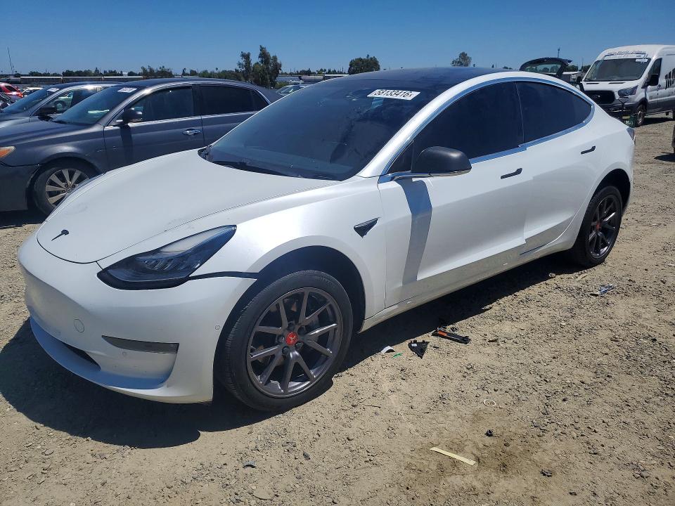 2020 Tesla VIN 5YJ3E1EC0LF602006 COPART salvage auction — FRONT END, Salvage Title, sold $15 on 2026-07-28 (photo 1)