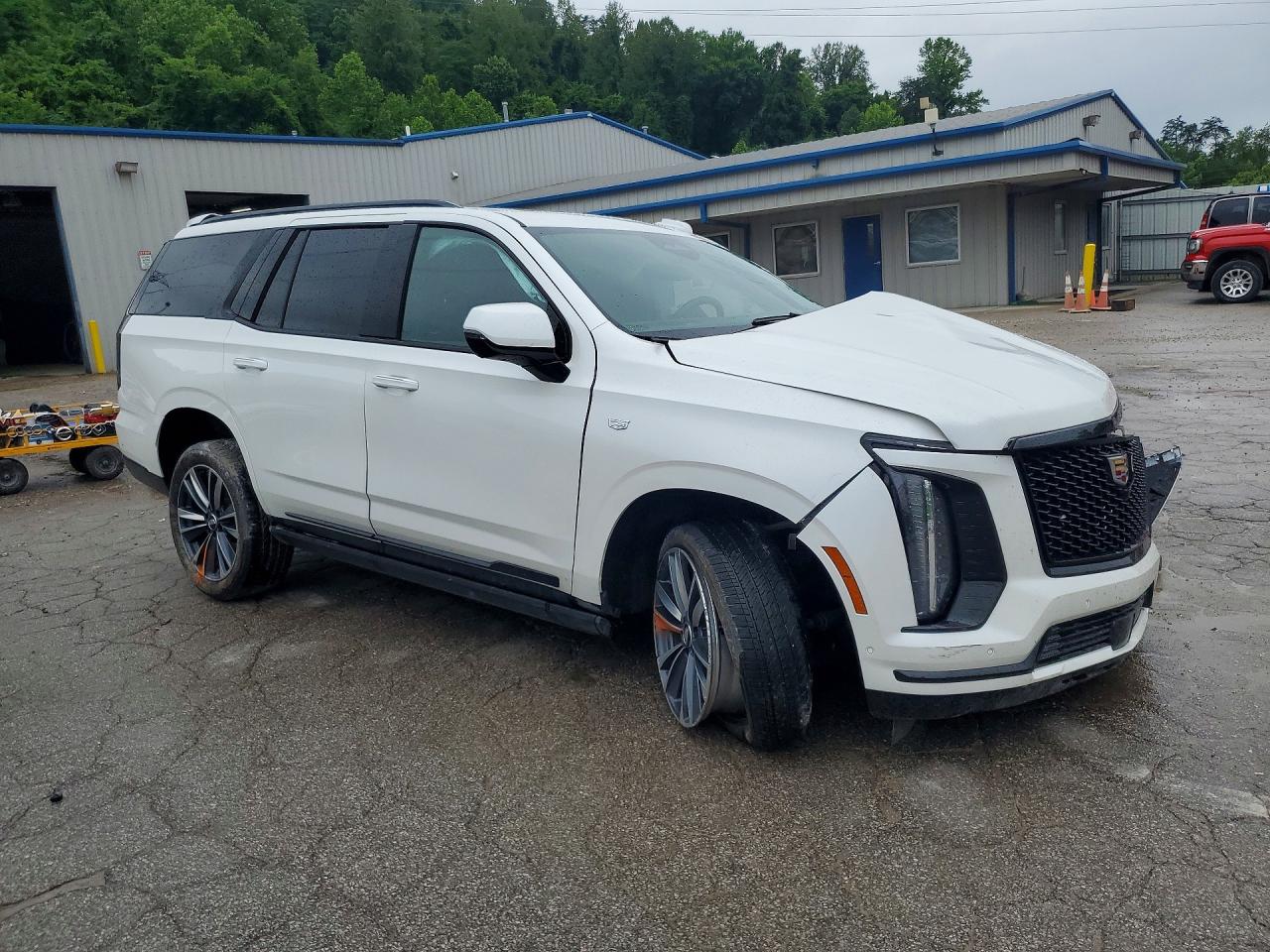 2025 Cadillac Escalade VIN 1GYS9ERL9SR312027 COPART salvage auction — Front End, WV - SALVAGE CERTIFICATE, sold $37,250 on 2026-07-02 (photo 4)