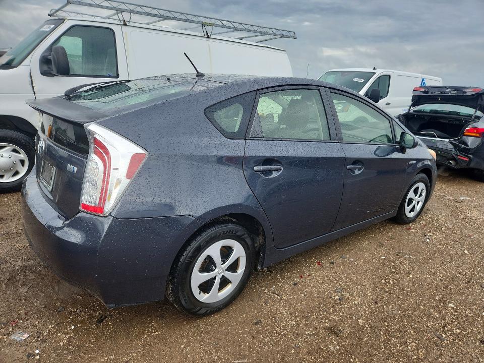 2012 Toyota Prius VIN JTDKN3DU3C1537310 COPART salvage auction — HAIL, Il - Salvage Certificate, sold $875 on 2026-07-23 (photo 3)