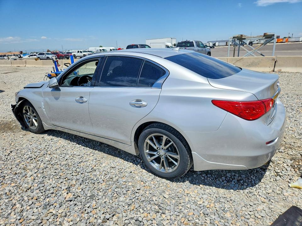 2017 Infiniti Q50 VIN JN1EV7ARXHM837939 COPART salvage auction — FRONT END, Co - Public - Salvage Title, sold $3,050 on 2026-07-16 (photo 2)