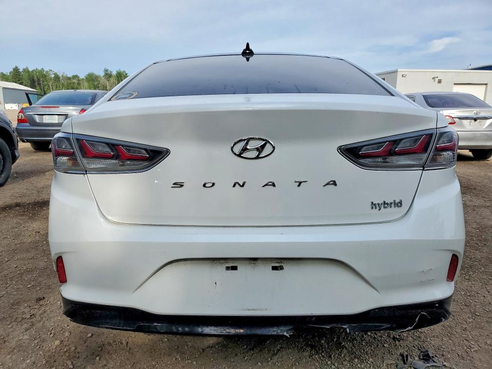 2018 Hyundai Sonata hybrid VIN KMHE34L36JA087422 COPART salvage auction — FRONT END, ON - PERMIT SALVAGE, sold $2,000 on 2026-07-16 (photo 6)