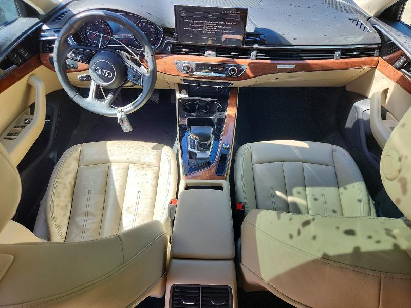 2023 Audi A4 VIN WA17AAF43PA009964 COPART salvage auction — FRONT END, Vt - Cert Of Title-Salvage Vehicle, sold $14,400 on 2026-07-13 (photo 8)