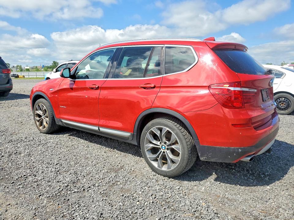 2015 BMW X3 VIN 5UXWY3C56F0E96749 COPART salvage auction — FRONT END, On - Permit Salvage, sold $4,300 on 2026-07-07 (photo 2)