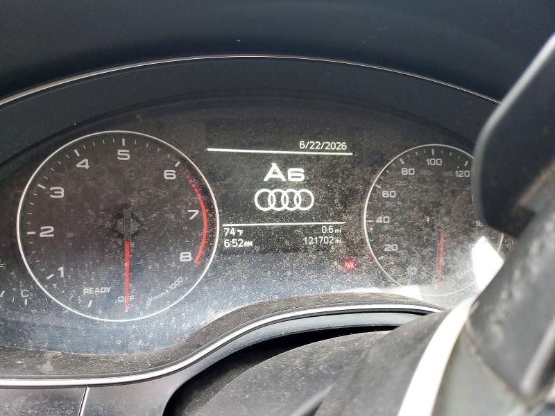 2017 Audi A6 VIN WAUC8AFC8HN098008 COPART salvage auction — FRONT END, Il - Certificate Of Title, sold $3,650 on 2026-07-29 (photo 9)