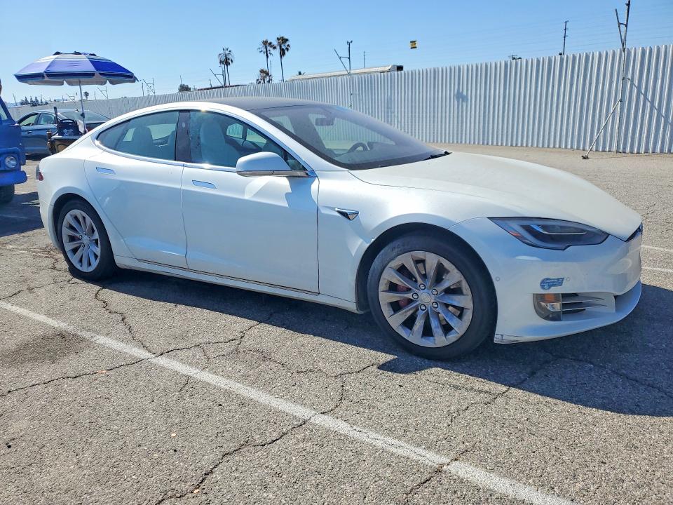 2019 Tesla Model s VIN 5YJSA1E25KF337242 COPART salvage auction — REAR END, Ca - Salvage Certificate, sold $11,000 on 2026-07-31 (photo 4)