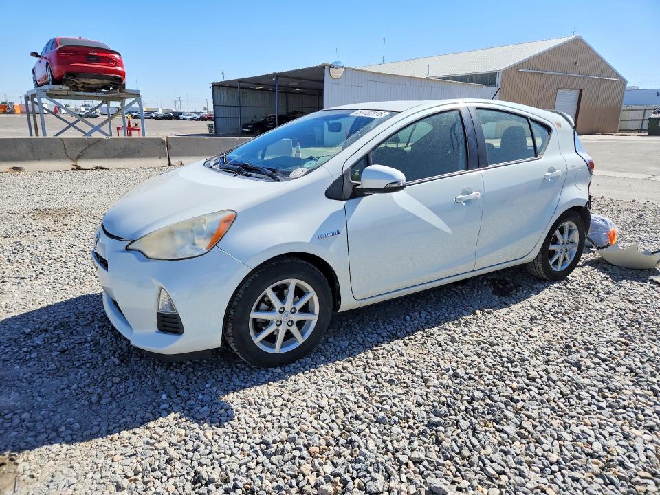 2012 Toyota Prius c VIN JTDKDTB32C1518972 COPART salvage auction — REAR END, CO - SALVAGE TITLE, sold $875 on 2026-07-28 (photo 1)