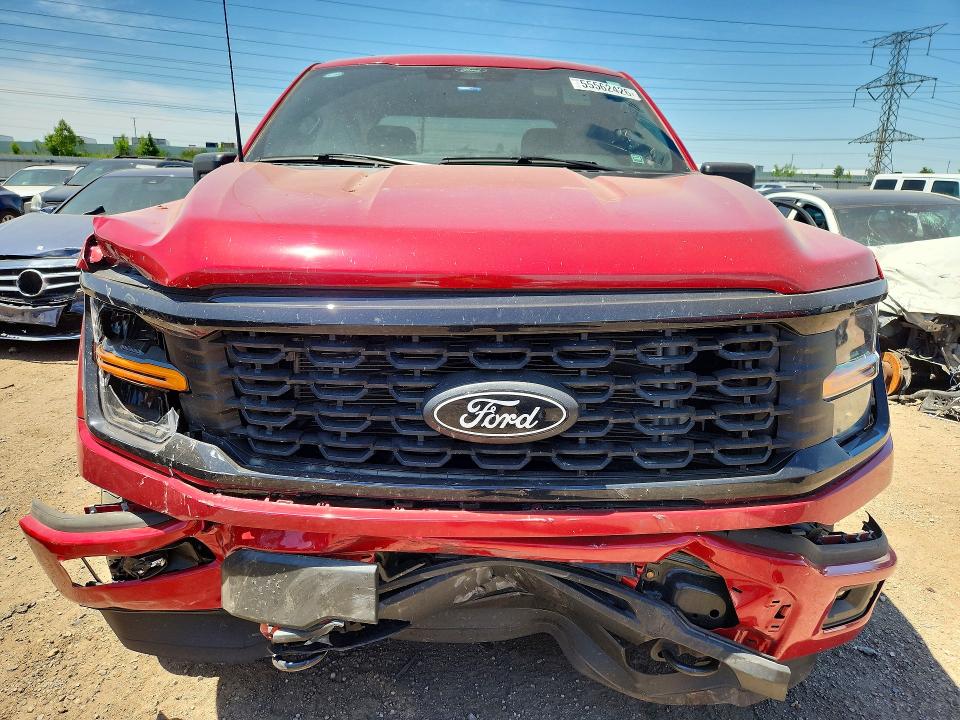 2024 Ford F-150 VIN 1FTEW2LP7RKD55127 COPART salvage auction — FRONT END, Wv - Salvage Certificate, sold $15,500 on 2026-07-30 (photo 5)