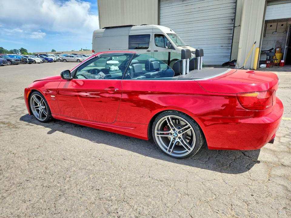 2013 BMW 3er VIN WBADX1C50DJ128732 COPART salvage auction — FRONT END, Or - Salvage Title Certificate, sold $2,100 on 2026-07-27 (photo 2)